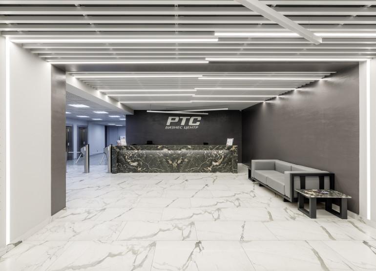 РТС Медведково: Вид главного ресепшен здания